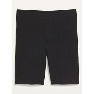 Old Navy Women's High Waisted 7.25" Inseam Biker Shorts - Black - XS Petite